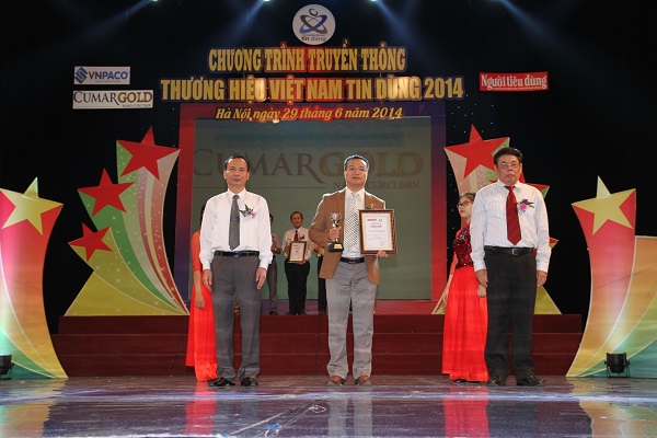 CumarGold vinh dự đạt top 10 thương hiệu Việt Nam tin dùng năm 2014