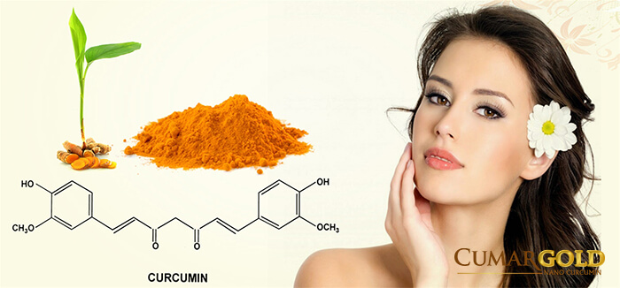 Công dụng của curcumin giúp làm đẹp da