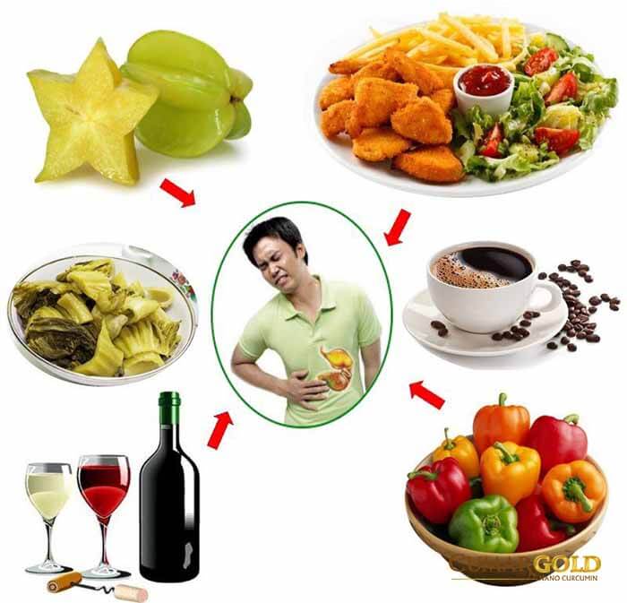 Chế độ ăn uống là một trong những nguyên nhân dẫn đến hiện tượng đau dạ dày theo giờ