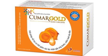 Cumargold – Nano curcumin chính hãng Viện Hàn Lâm KH & CN Việt Nam