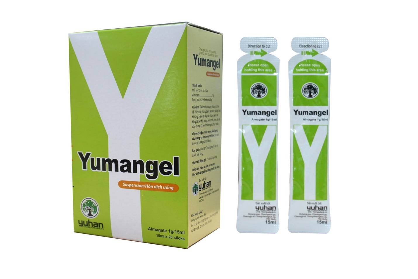 Thuốc trị dạ dày dạng sữa Yumangel.